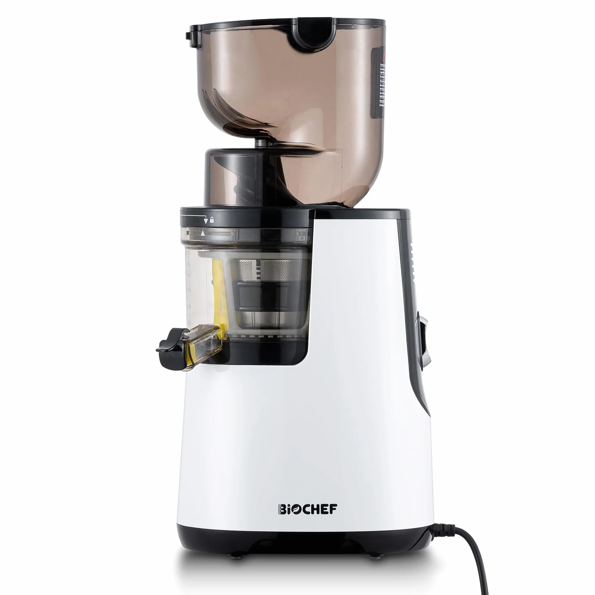BioChef Atlas Whole Slow Juicer Extracteur de Jus - Blanc