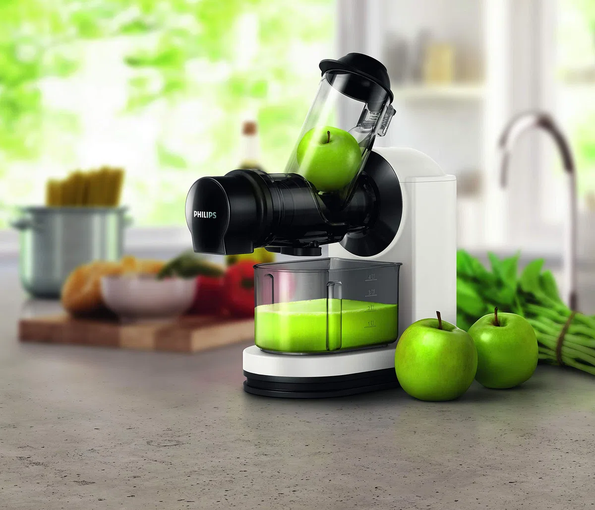 Philips HR1888/80 Viva Collection Extracteur de Jus Gentle Squeezing Blanc
