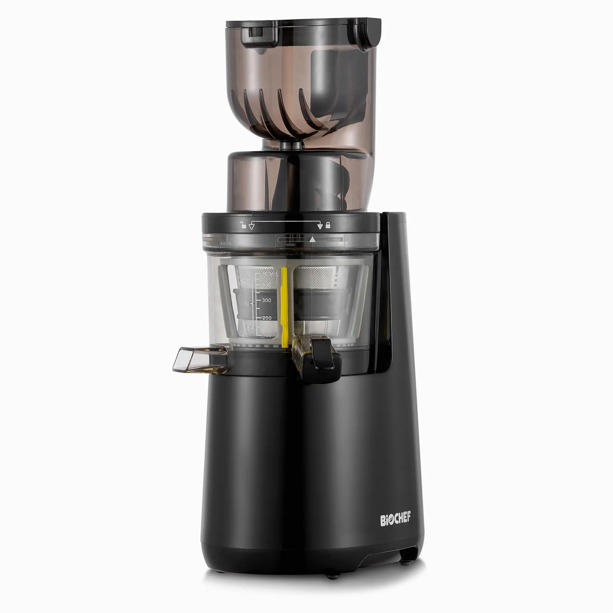 BioChef Atlas Whole Slow Juicer Extracteur de Jus Noir